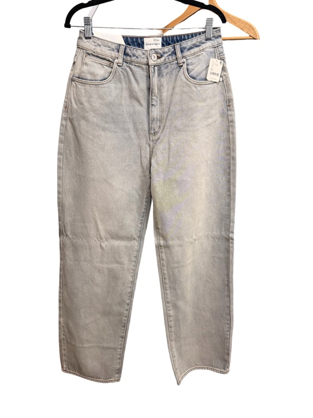 Abrand High Rise Women's Jeans - Light Wash Gray